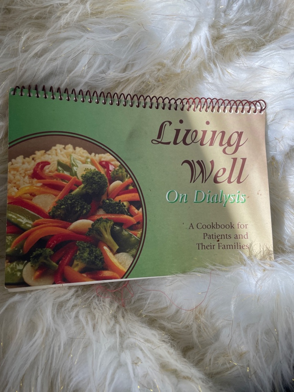 Living Well On Dialysis Cookbook - Green Cover